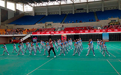 荆门德艺学校参加东宝区首届中小学校戏曲操比赛以及戏曲节目展演活动